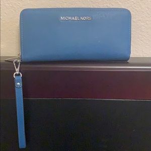 Michael Kors wallet with wrist strap